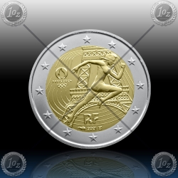 2 EVRO FRANCIJA 2021 "Paris Olympic Games 2024" UNC